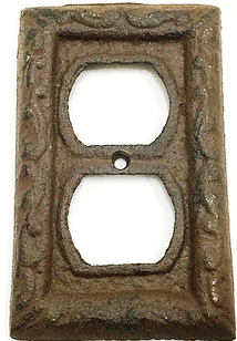 Cast Iron Outlet Cover