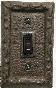 Cast Iron Single Switch Cover
