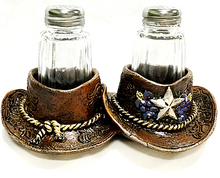 Load image into Gallery viewer, Western Cowboy Hat Salt and Pepper Set
