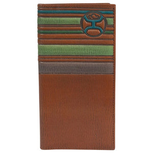 Hooey Signature Rodeo Wallet with Horizontal Stripes