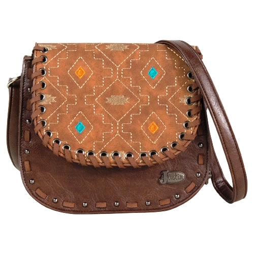 Justin Embroidered Crossbody Purse