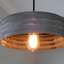 Load image into Gallery viewer, Sifter Grey Pendant Lamp - 12&quot;