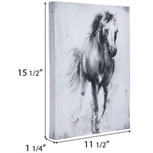Load image into Gallery viewer, Embellished Horse Canvas Wall Decor
