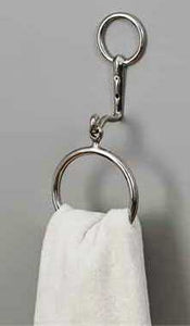 Horse Bit Ring Towel Hook