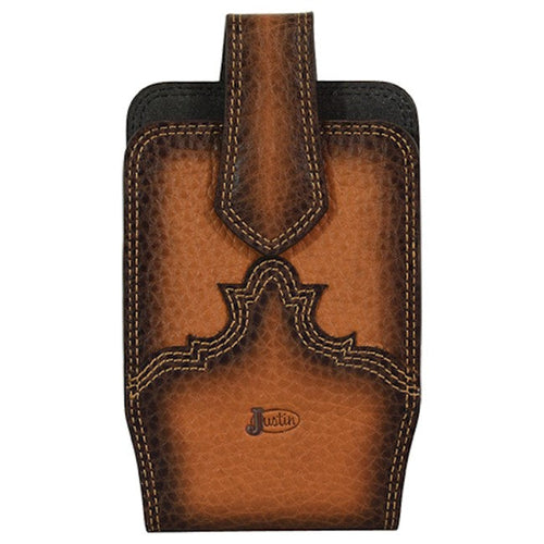 Justin Cell Phone Holster Burnished