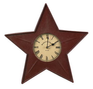 Western Star Metal Clock