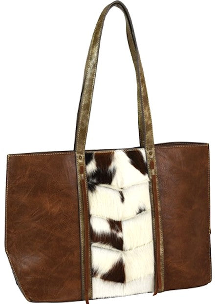 Tony Lama Tote with Hair-On Accents & Concealed Carry