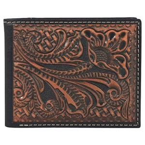 Tony Lama Bi-Fold Tooled Wallet