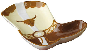 Out West Cowboy Boot Ceramic Platter
