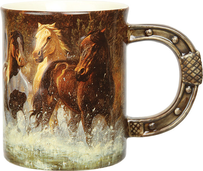 Horse Scene 3D 15oz Mug
