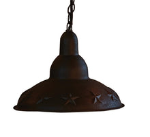 Load image into Gallery viewer, Western Embossed Star Pendant Lamp