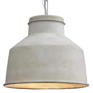 Cream Galvanized Pendant Lamp