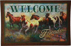 Welcome Horse Door Mat