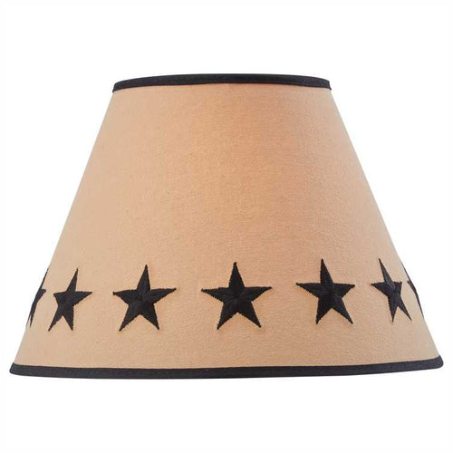 Black Star Embroidered Shade - 12