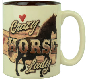 " Crazy Horse Lady" Ceramic Mug 16oz