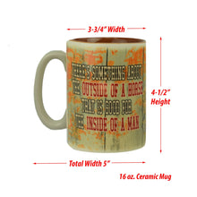 Load image into Gallery viewer, &quot;Outside of a Horse&quot; 16 Oz Ceramic Mug