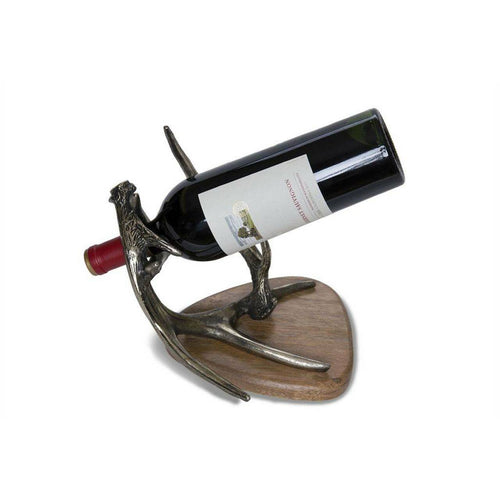 Metal Antler Wine Bottle Holder