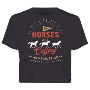 "Calling" Horses Unlimited Western T-Shirt