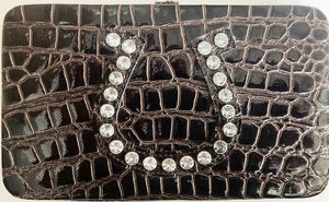 Western Ladies' Clutch Horseshoe Wallet - 2 Colors to Choose From!