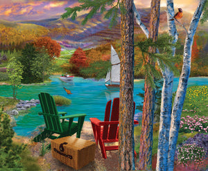 "Lakeside View" 1000 Pc  Jigsaw Puzzle