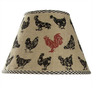 Hen Pecked Printed Shade - 12"