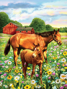 "Mare and Foal"  500 Pc  Jigsaw Puzzle