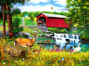 "Crossing the Falls" 1000 Pc  Jigsaw Puzzle