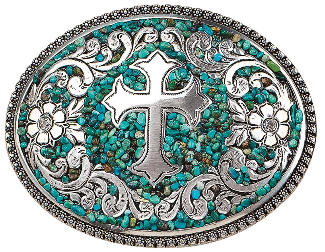 Nocona Women's Stained Turquoise Stone Belt