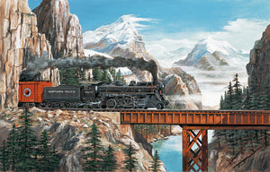 "Summit Pass" 1000 Pc Train Jigsaw Puzzle