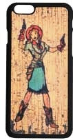 (3DB-PH060) "Annie Oakley" Western Snap-On Case for iPhone 6