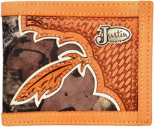 Load image into Gallery viewer, (3DB-WJB127) Justin Camo Western Bi-Fold Wallet