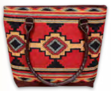 "Azteca" Woven Shoulder Bag