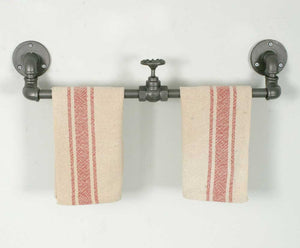 Industrial Towel Rack with Valve