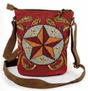 "Western Star" Woven Crossbody Bag