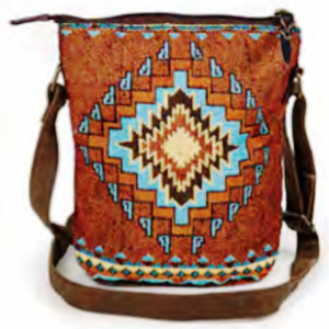 "Tucumcari" Woven Crossbody Bag