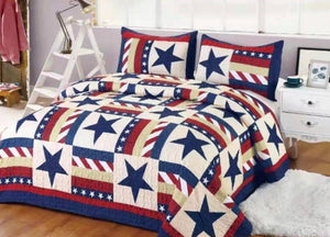 "Star Spangled" Western Quilt Set Collection