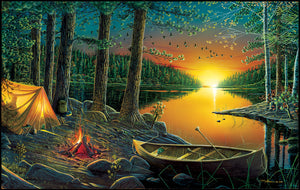 "Evening by the Lake" 550 Pc  Jigsaw Puzzle