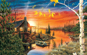 "Autumn Evening" 550 Pc  Jigsaw Puzzle