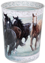 Load image into Gallery viewer, Horse Themed Waste Basket - 11&quot;
