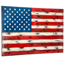 Load image into Gallery viewer, U.S. Flag Metal Wall Decor