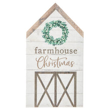 Load image into Gallery viewer, Farmhouse Christmas House Wood Decor