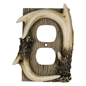 Antler Outlet Plate Cover
