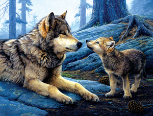 "Brother Wolf" 500 Pc Jigsaw Puzzle