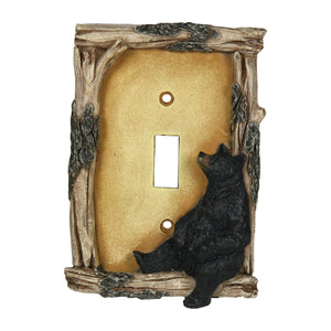 Lounging Bear Single Switch Cover Plate
