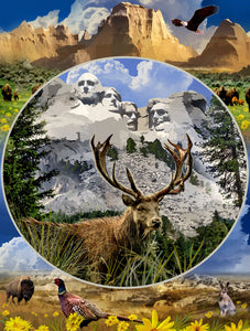 "Mount Rushmore" 1000 Pc  Jigsaw Puzzle