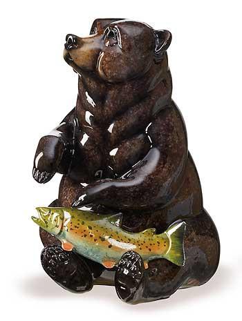 Finders Keepers – Bear Imago™ Sculpture in Onyx Finish