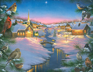 "A Winter's Silent Night" 1000 Pc  Jigsaw Puzzle