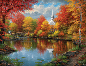 "Autumn Tranquility" 1000+ Pc  Jigsaw Puzzle