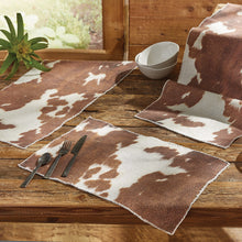 Load image into Gallery viewer, Cowhide Placemat - Set of 4