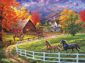 "Horse Valley Farm" 1000 Pc  Jigsaw Puzzle